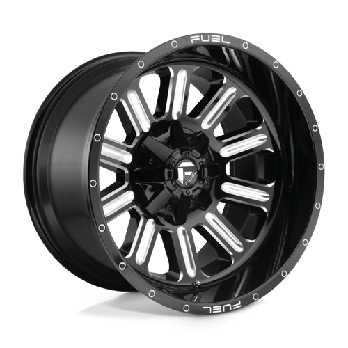 Fuel 1PC D620 HARDLINE - Gloss Black Milled-Wheels-Fuel-Dirty Diesel Customs