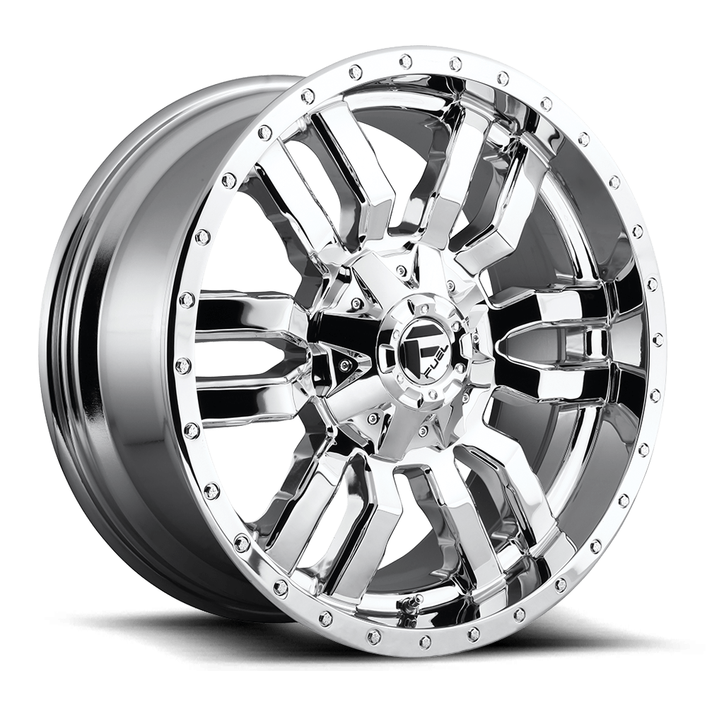 Fuel 1PC D631 SLEDGE - Chrome Plated-Wheels-Fuel-D63120001747-Dirty Diesel Customs