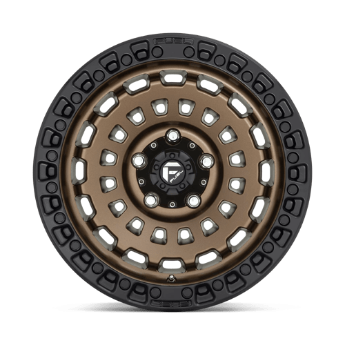 Fuel 1PC D634 ZEPHYR - Matte Bronze Black Bead Ring-Wheels-Fuel-Dirty Diesel Customs