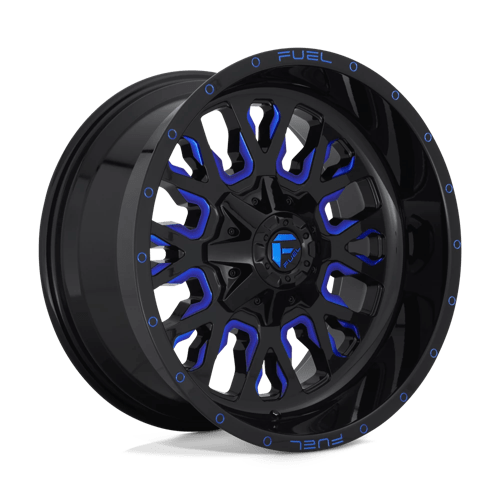 Fuel 1PC D645 STROKE - Gloss Black Blue Tinted Clear-Wheels-Fuel-Dirty Diesel Customs