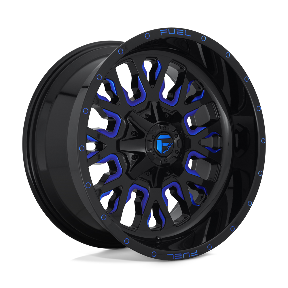 Fuel 1PC D645 STROKE - Gloss Black Blue Tinted Clear-Wheels-Fuel-D64517902645-Dirty Diesel Customs