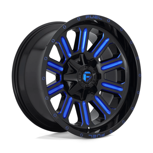 Fuel 1PC D646 HARDLINE - Gloss Black Blue Tinted Clear-Wheels-Fuel-Dirty Diesel Customs