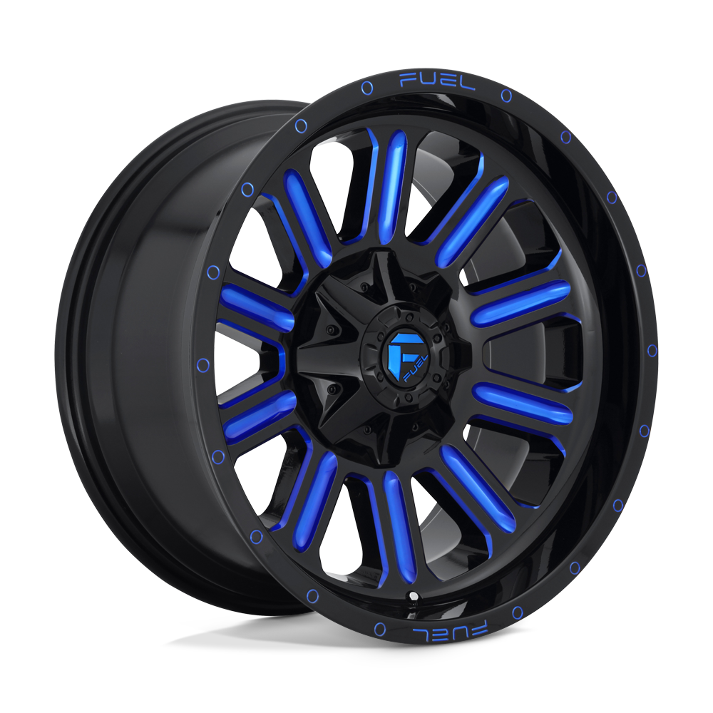 Fuel 1PC D646 HARDLINE - Gloss Black Blue Tinted Clear-Wheels-Fuel-D64618902645-Dirty Diesel Customs