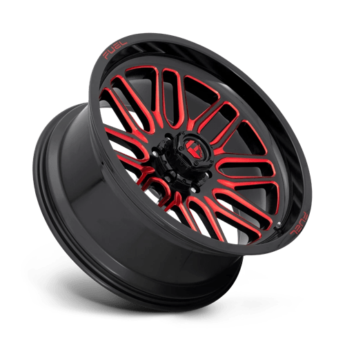 Fuel 1PC D663 IGNITE - Gloss Black Red Tinted Clear-Wheels-Fuel-Dirty Diesel Customs