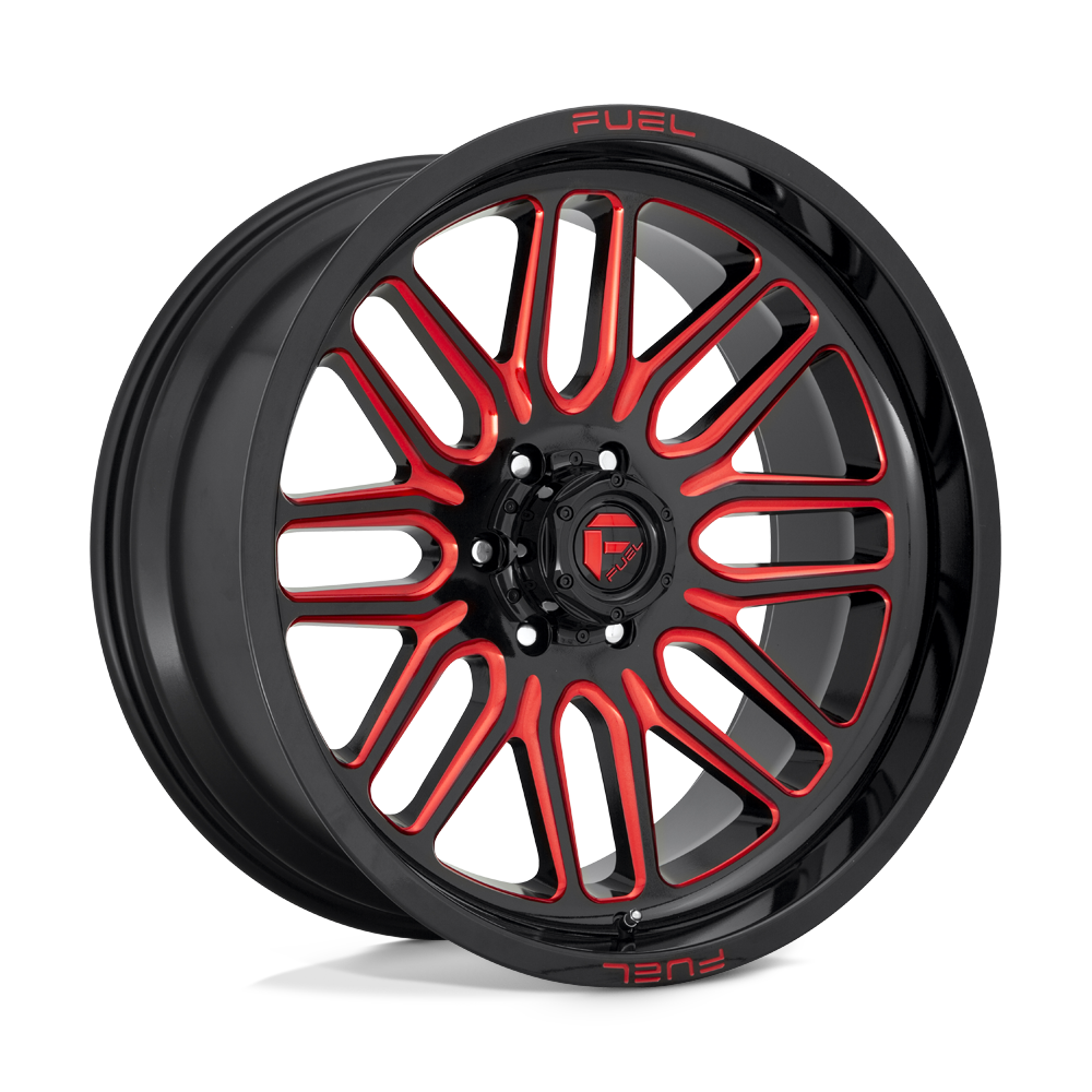 Fuel 1PC D663 IGNITE - Gloss Black Red Tinted Clear-Wheels-Fuel-D66320007347-Dirty Diesel Customs