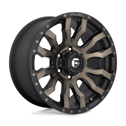 Fuel 1PC D674 BLITZ - Matte Black Double Dark Tint-Wheels-Fuel-Dirty Diesel Customs