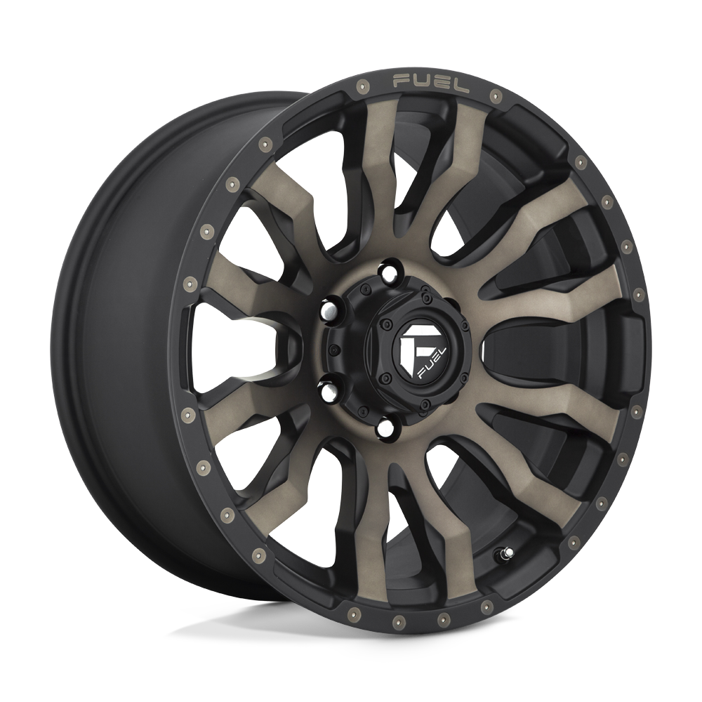 Fuel 1PC D674 BLITZ - Matte Black Double Dark Tint-Wheels-Fuel-D67416808445-Dirty Diesel Customs