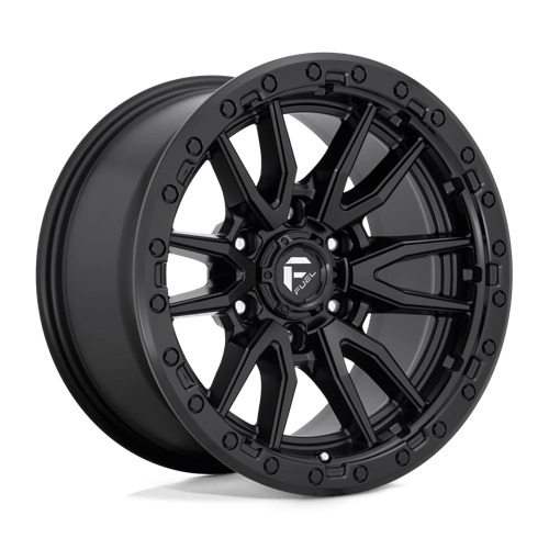 Fuel 1PC D679 REBEL - Matte Black-Wheels-Fuel-Dirty Diesel Customs