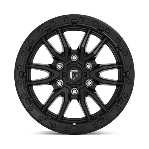 Fuel 1PC D679 REBEL - Matte Black-Wheels-Fuel-Dirty Diesel Customs