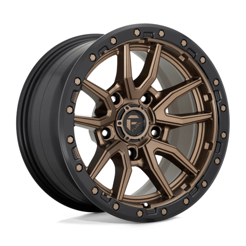 Fuel 1PC D681 REBEL - Matte Bronze Black Bead Ring-Wheels-Fuel-Dirty Diesel Customs