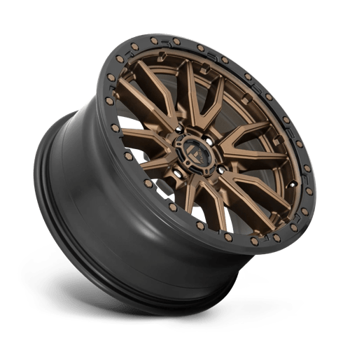 Fuel 1PC D681 REBEL - Matte Bronze Black Bead Ring-Wheels-Fuel-Dirty Diesel Customs