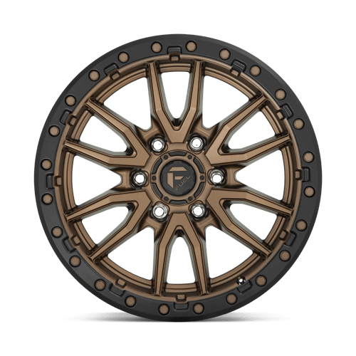 Fuel 1PC D681 REBEL - Matte Bronze Black Bead Ring-Wheels-Fuel-Dirty Diesel Customs