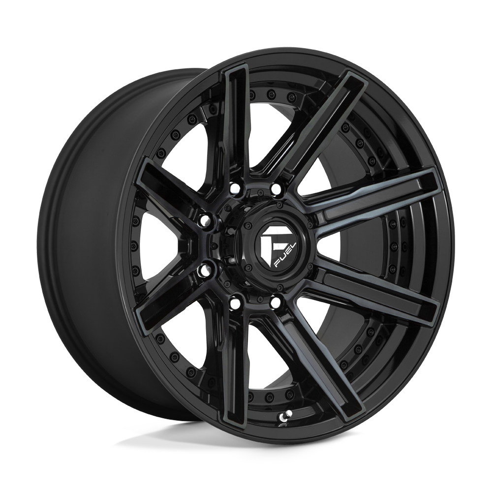 Fuel 1PC D708 ROGUE - Gloss Machined Double Dark Tint-Wheels-Fuel-D70820001747-Dirty Diesel Customs