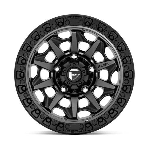 Fuel 1PC D716 COVERT - Matte Gun Metal Black Bead Ring-Wheels-Fuel-Dirty Diesel Customs