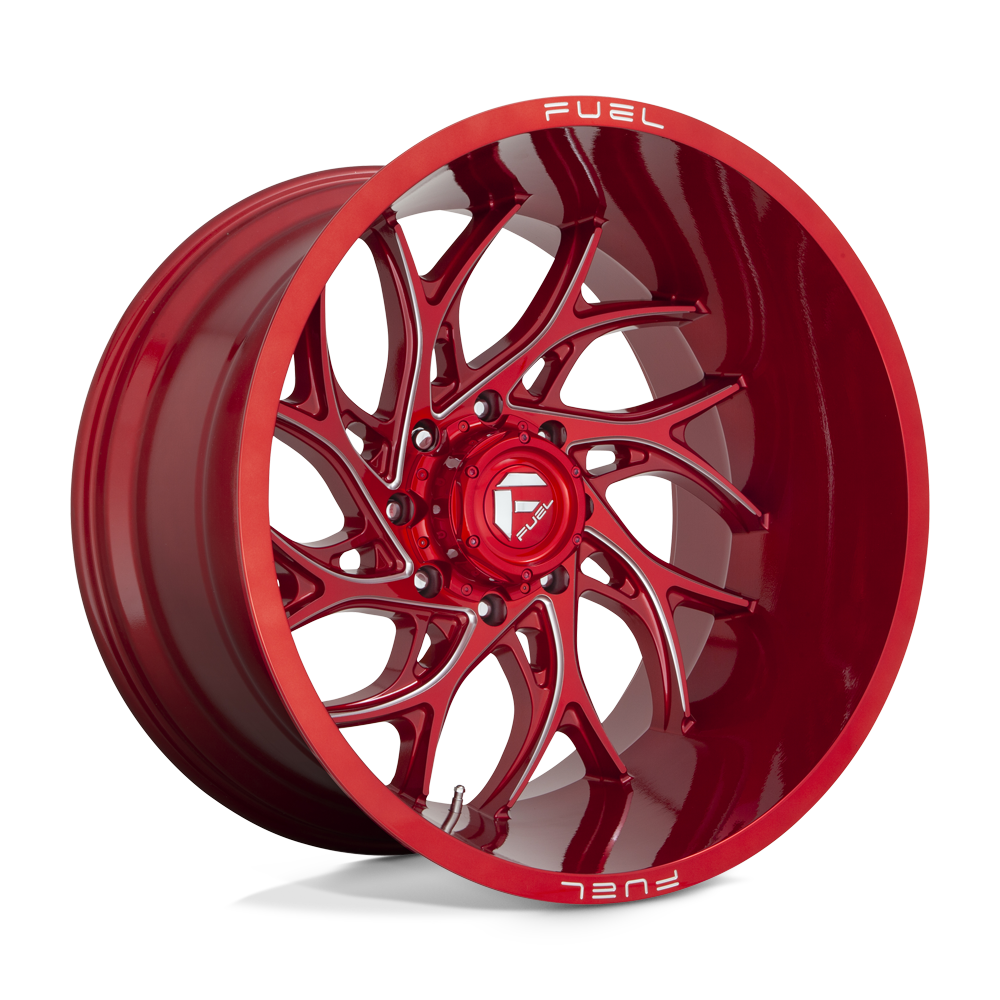 Fuel 1PC D742 RUNNER - Candy Red Milled-Wheels-Fuel-D74220001747-Dirty Diesel Customs