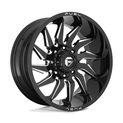 Fuel 1PC D744 SABER - Gloss Black Milled-Wheels-Fuel-Dirty Diesel Customs