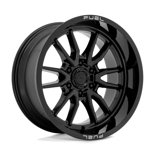 Fuel 1PC D760 CLASH - Gloss Black-Wheels-Fuel-Dirty Diesel Customs