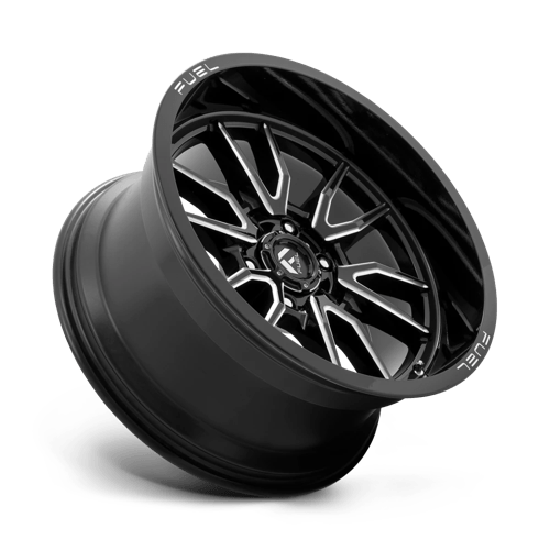 Fuel 1PC D761 CLASH - Gloss Black Milled-Wheels-Fuel-Dirty Diesel Customs