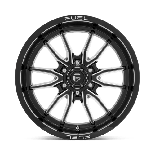 Fuel 1PC D761 CLASH - Gloss Black Milled-Wheels-Fuel-Dirty Diesel Customs