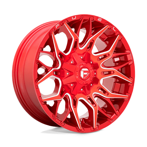 Fuel 1PC D771 TWITCH - Candy Red Milled-Wheels-Fuel-Dirty Diesel Customs