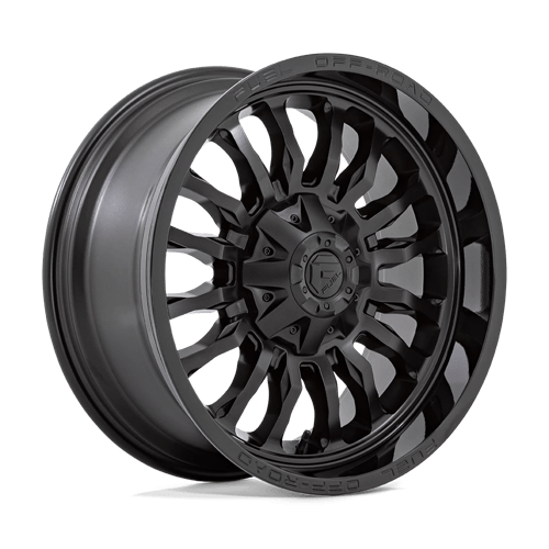 Fuel 1PC D796 ARC - Matte Black W/ Gloss Black Lip-Wheels-Fuel-Dirty Diesel Customs