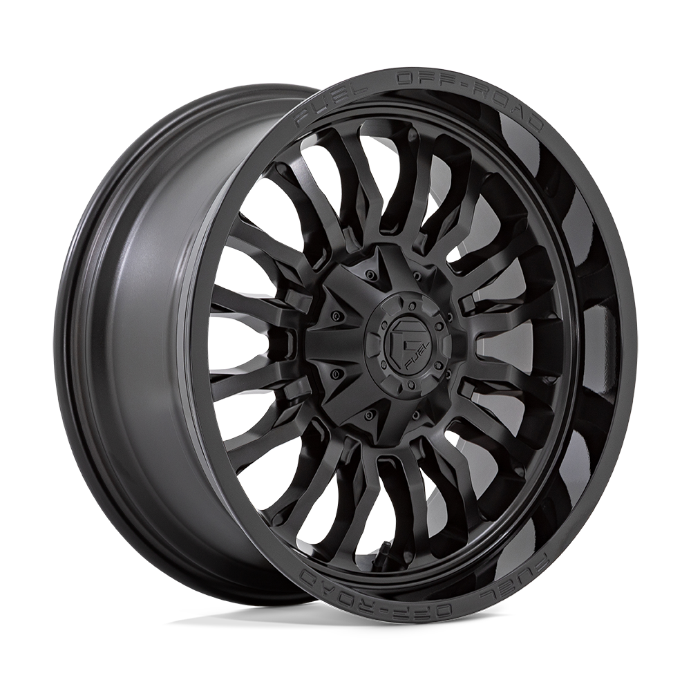 Fuel 1PC D796 ARC - Matte Black W/ Gloss Black Lip-Wheels-Fuel-D79620001747-Dirty Diesel Customs