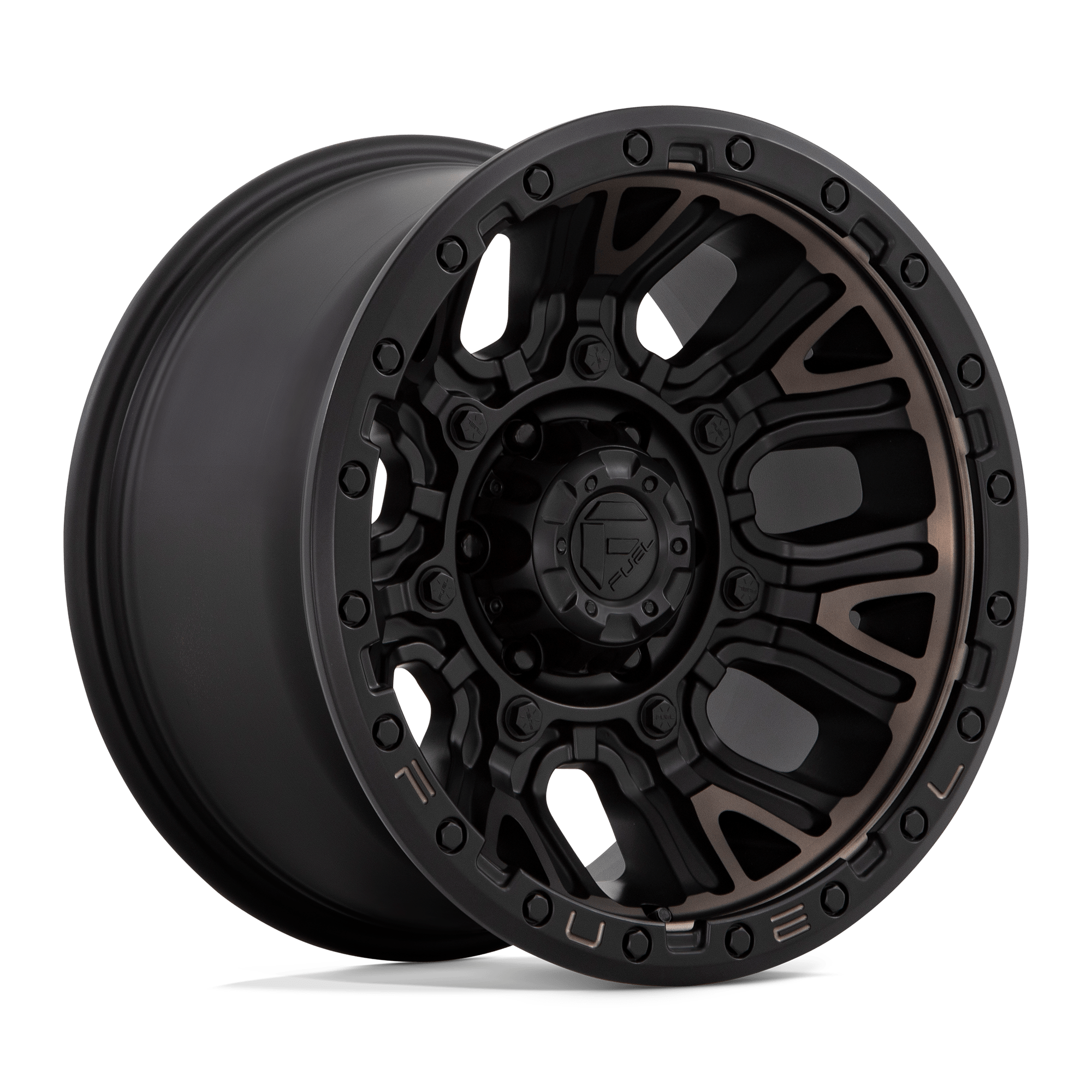 Fuel 1PC D824 TRACTION - Matte Black W/ Double Dark Tint-Wheels-Fuel-D82417907545-Dirty Diesel Customs