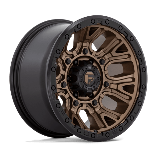 Fuel 1PC D826 TRACTION - Matte Bronze W/ Black Ring-Wheels-Fuel-Dirty Diesel Customs