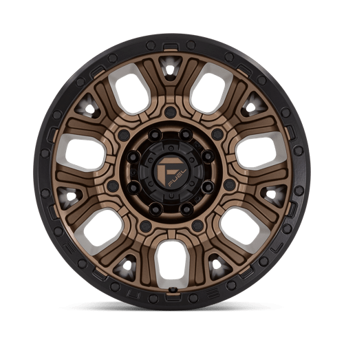 Fuel 1PC D826 TRACTION - Matte Bronze W/ Black Ring-Wheels-Fuel-Dirty Diesel Customs