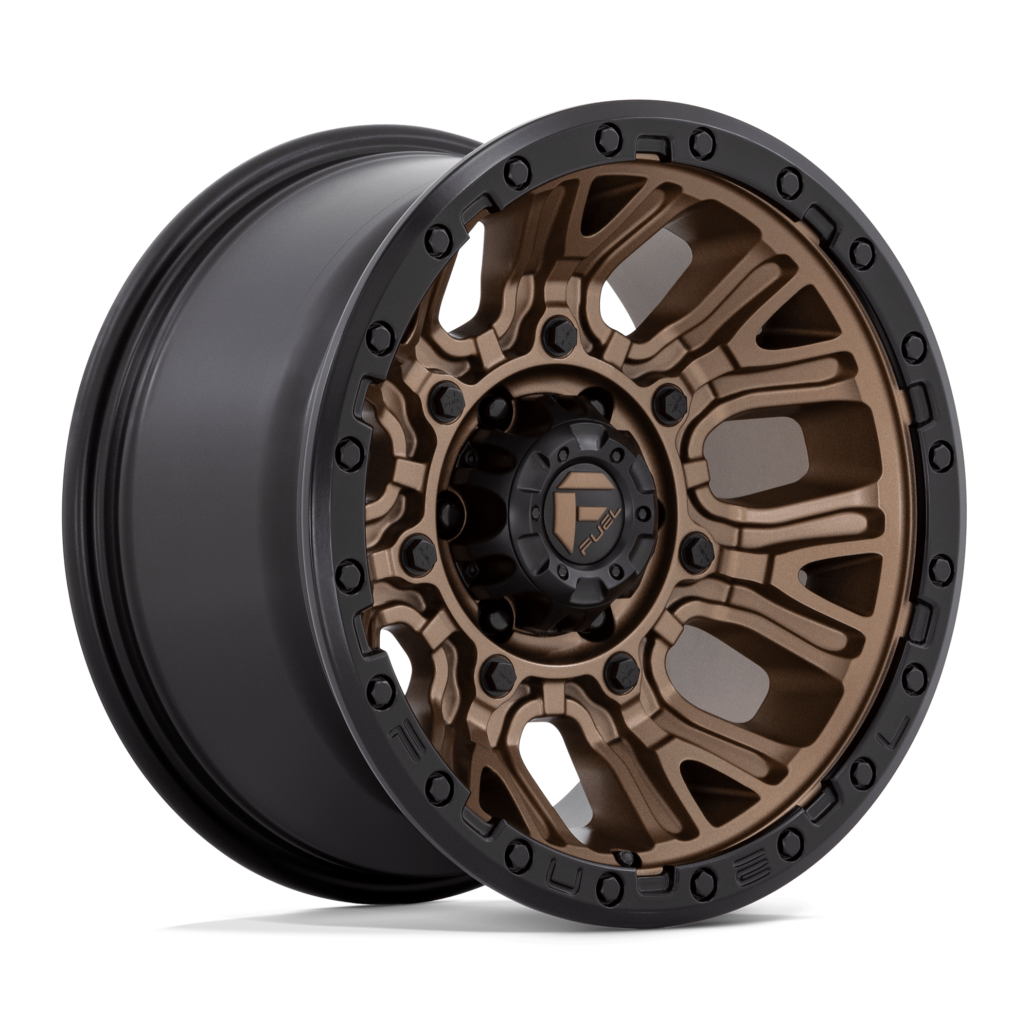 Fuel 1PC D826 TRACTION - Matte Bronze W/ Black Ring-Wheels-Fuel-D82617907545-Dirty Diesel Customs