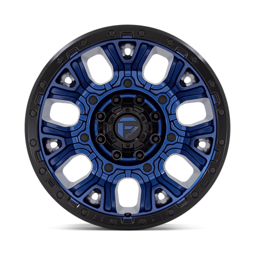 Fuel 1PC D827 TRACTION - Dark Blue W/ Black Ring-Wheels-Fuel-Dirty Diesel Customs