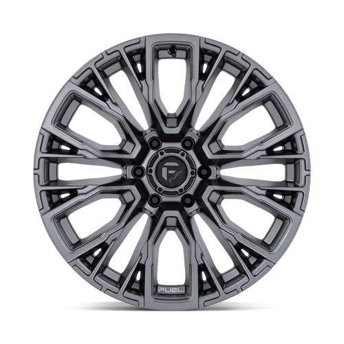 Fuel 1PC D848 REBAR - Matte Gunmetal-Wheels-Fuel-Dirty Diesel Customs