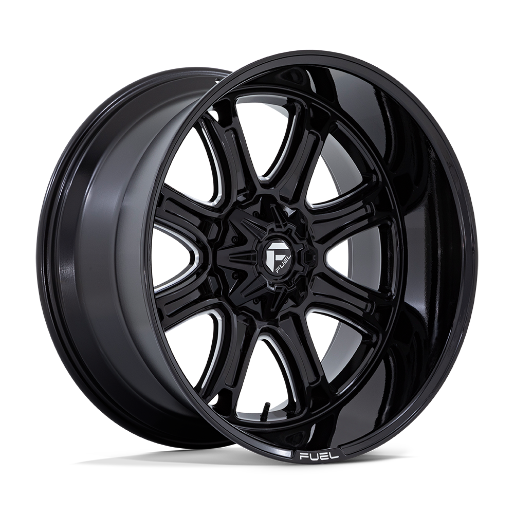 Fuel 1PC DARKSTAR - Gloss Black Milled-Wheels-Fuel-FC853BE20106718N-Dirty Diesel Customs