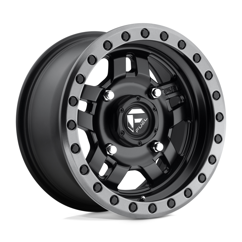 Fuel UTV D557 ANZA - Matte Black Gun Metal Ring-Wheels-Fuel-D5571470A444-Dirty Diesel Customs