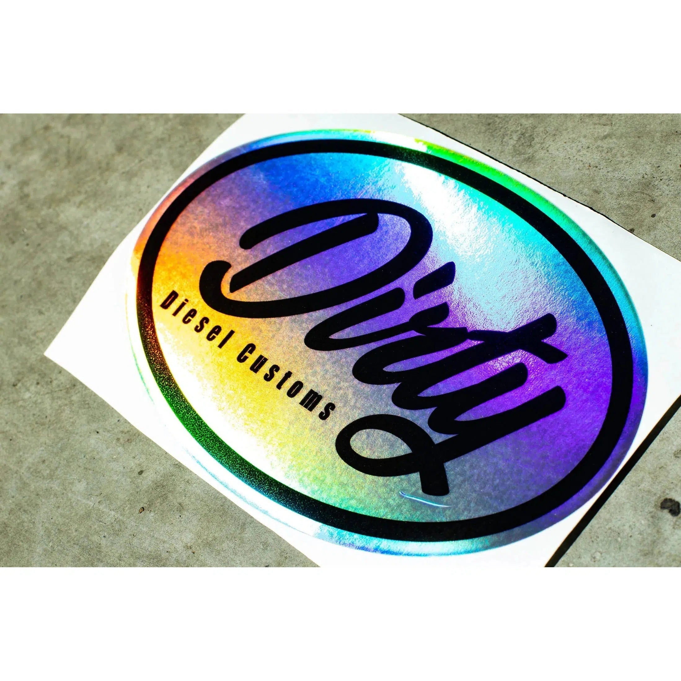 Iridescent Dirty Diesel Decal-Sticker-Dirty Diesel Customs-Dirty Diesel Customs