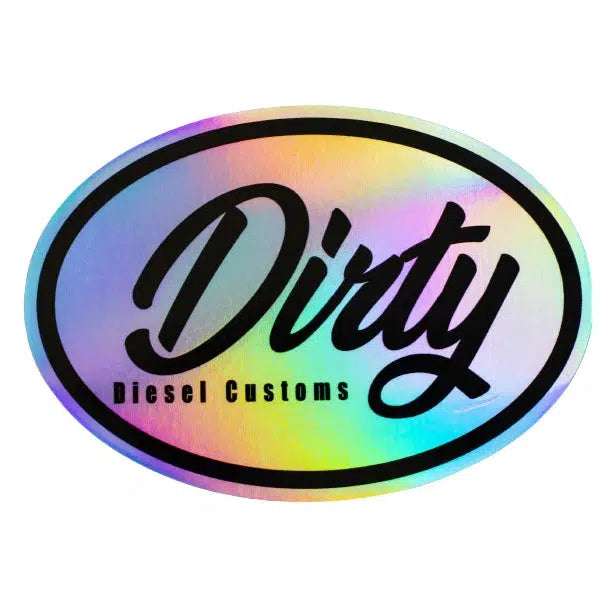 Iridescent Dirty Diesel Decal-Sticker-Dirty Diesel Customs-Dirty Diesel Customs