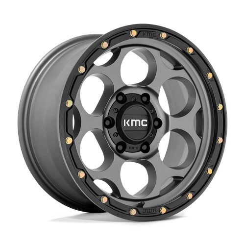 KMC KM541 DIRTY HARRY - Satin Gray With Black Lip-Wheels-KMC-Dirty Diesel Customs