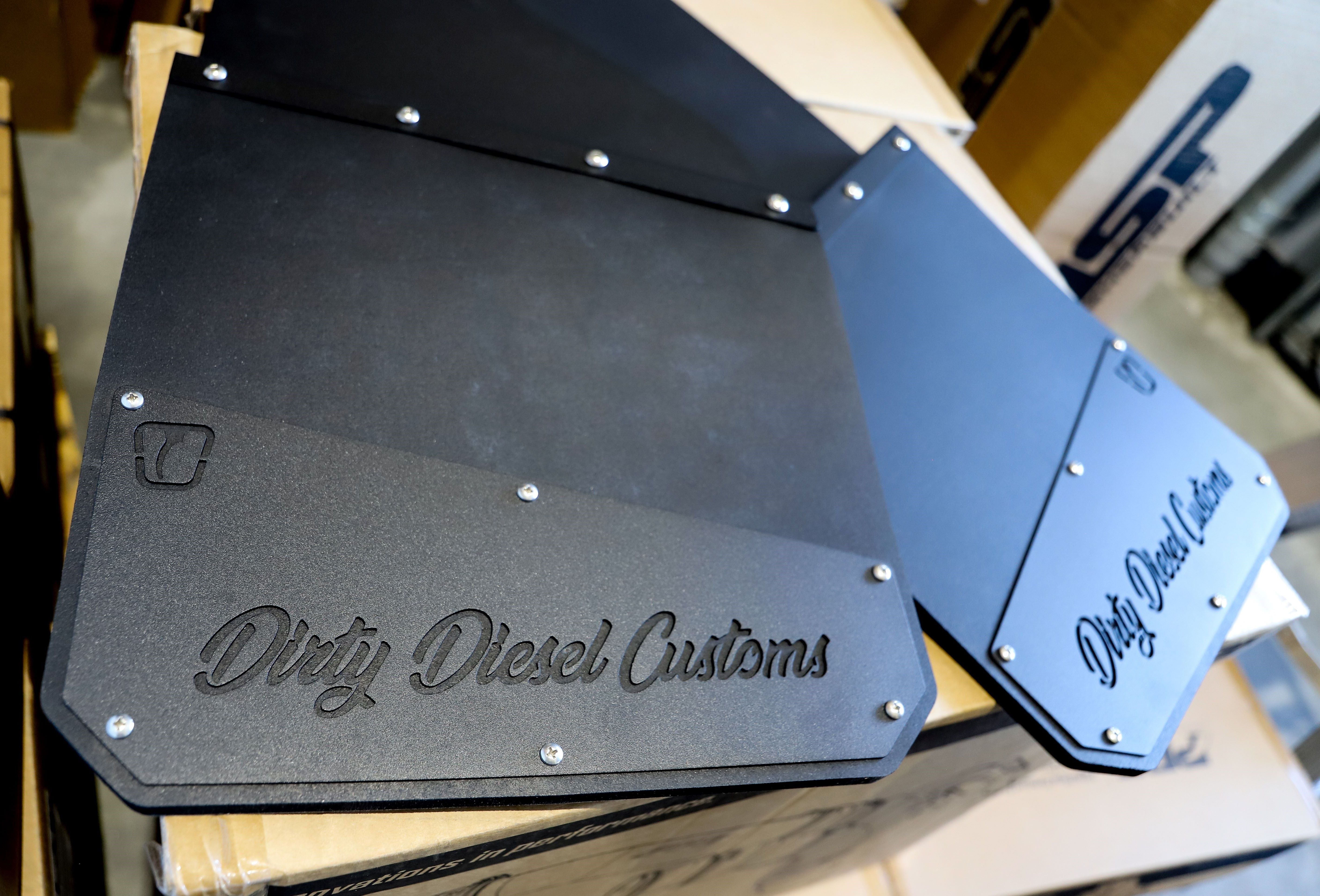 DIRTY Standard Height Mud Flaps-Mud Flap-Trigger Industries-Dirty Diesel Customs