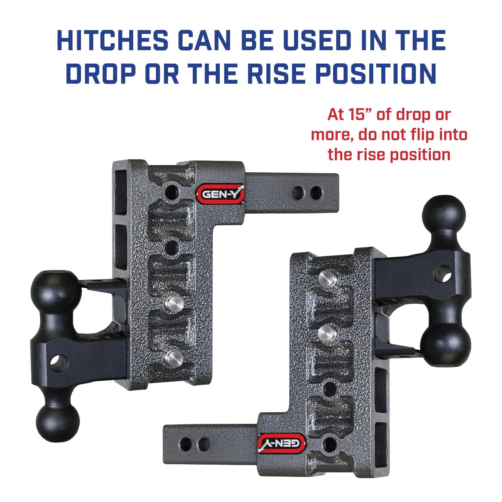 Mega-Duty 10K Drop Hitch w/ 2" Shank (GH-3210)-Drop Hitch-Gen-Y Hitch-Dirty Diesel Customs