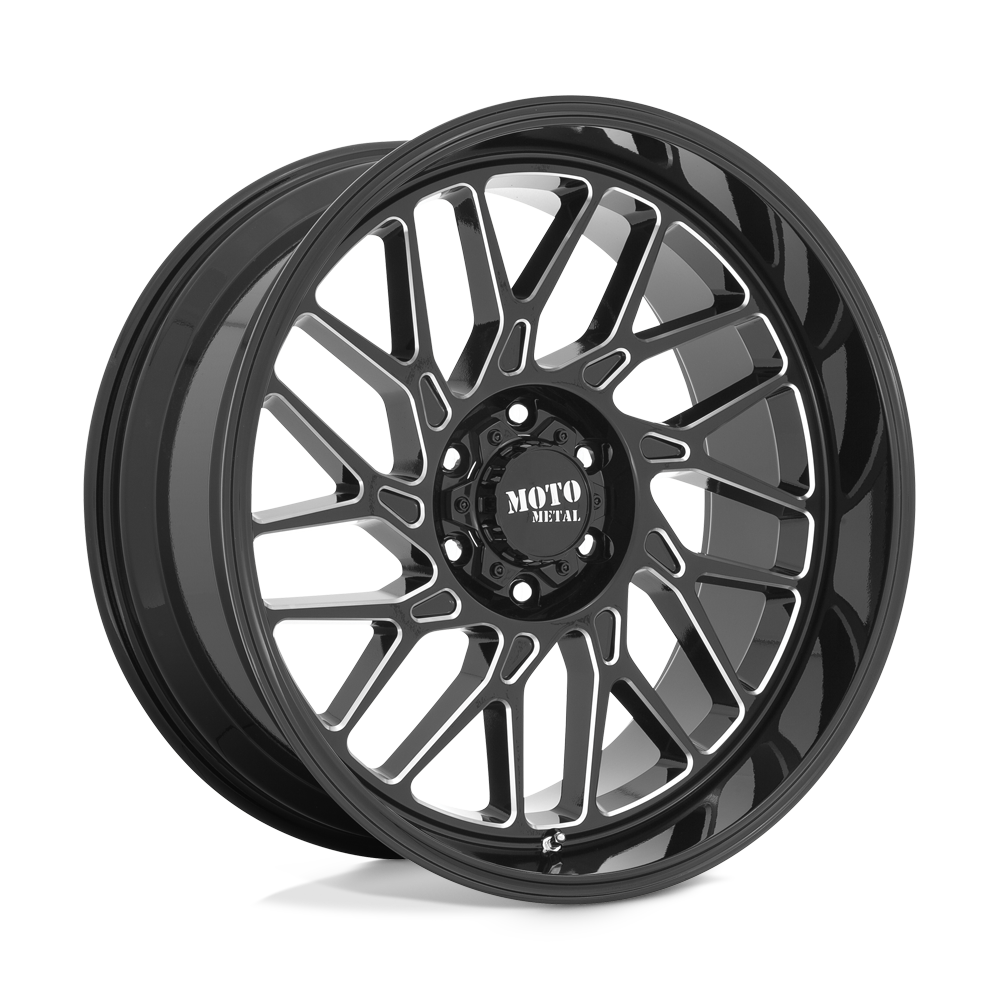 Moto Metal MO805 - Gloss Black Milled-Wheels-Moto Metal-MO80521050318N-Dirty Diesel Customs