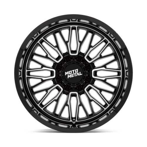 Moto Metal MO809 STINGER - Gloss Black Machined-Wheels-Moto Metal-Dirty Diesel Customs