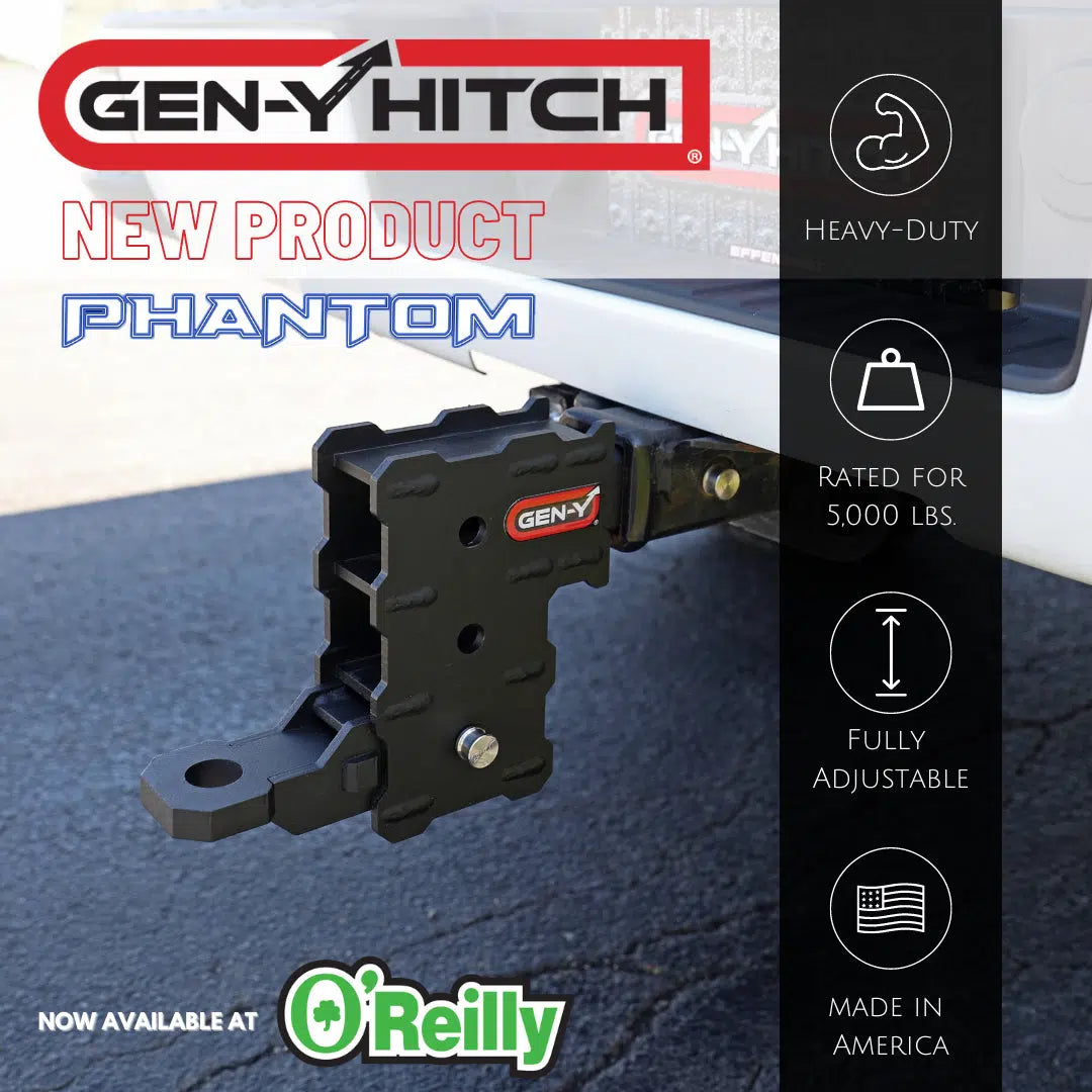 Phantom 5k Drop Hitch w/ 2" Shank (GH-102358)-Drop Hitch-Gen-Y Hitch-Dirty Diesel Customs