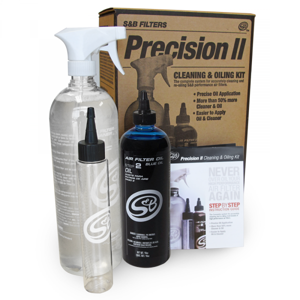 S&B Precision II: Cleaning & Oil Kit 6 Pack (Blue Oil) (88-0014)-Intake Oil Kit-S&B Filters-Dirty Diesel Customs