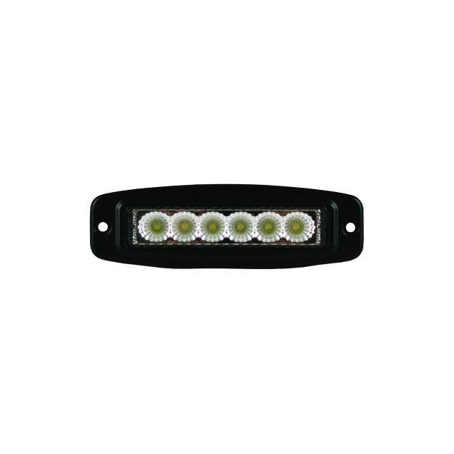 Straight 6 Flush Mount Flood Light (10-20050)-Work Lights-Speed Demon-10-20050-Dirty Diesel Customs