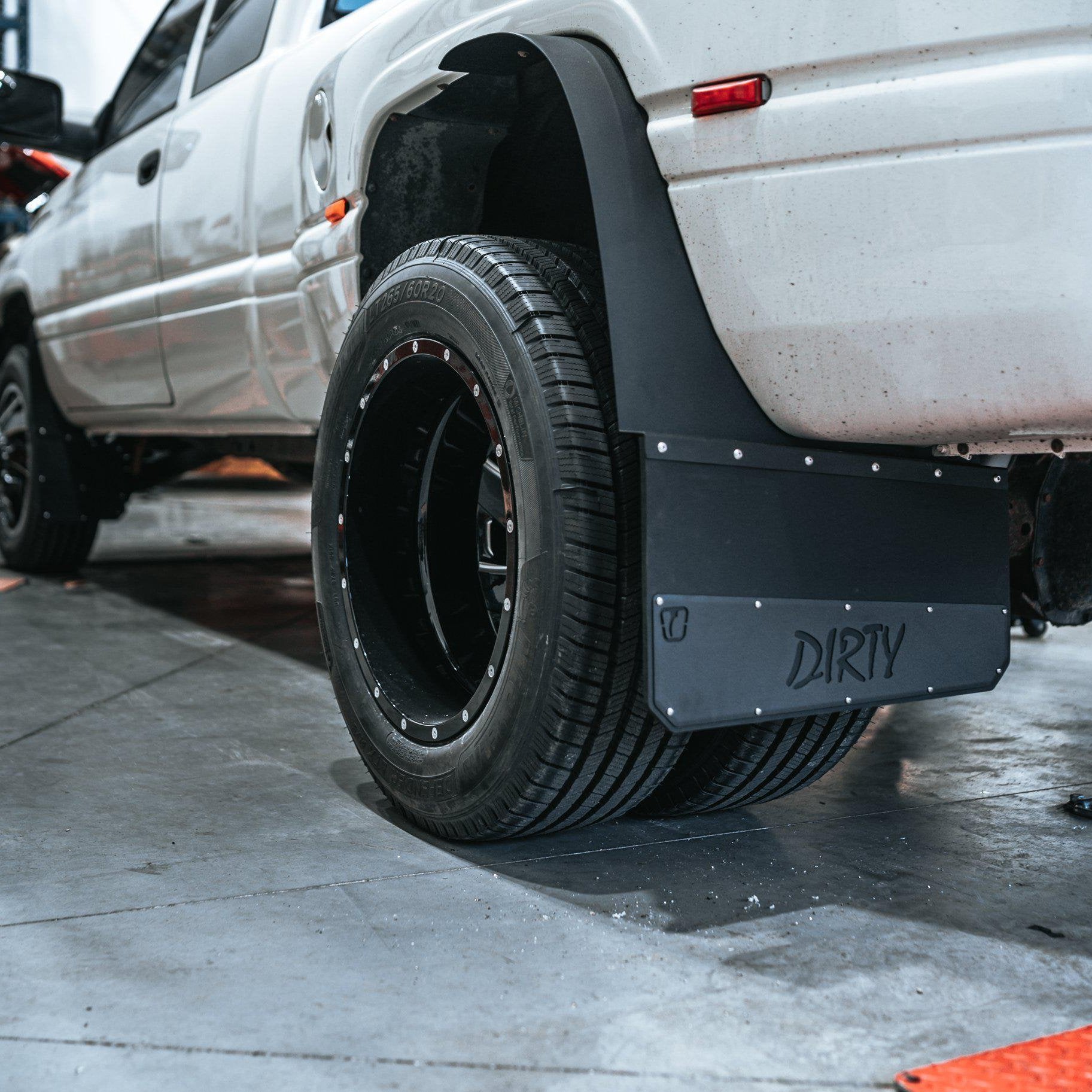 Trigger Industries Dually Long John Mud Flaps-Mud Flap-Trigger Industries-Dirty Diesel Customs