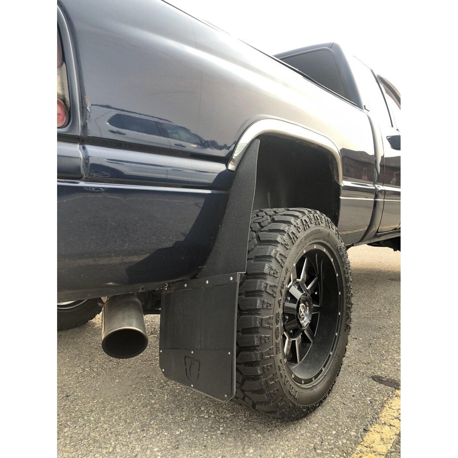 Trigger Industries Standard Height Mud Flaps (TI-SH-12-BLK)-Mud Flap-Trigger Industries-Dirty Diesel Customs