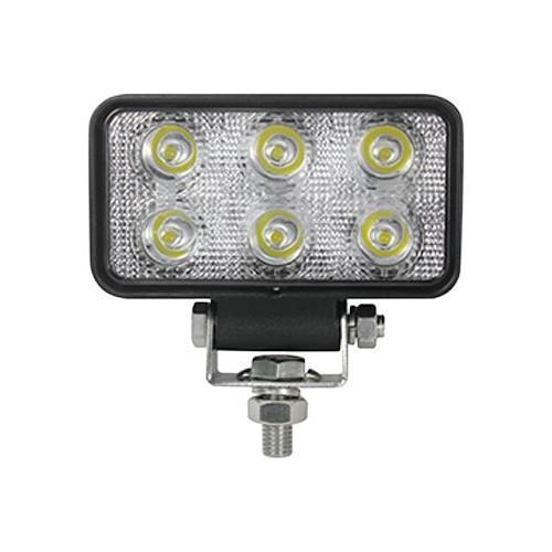 Universal 618S Rectangle Flood Light (10-20004)-Work Lights-Speed Demon-10-20004-Dirty Diesel Customs