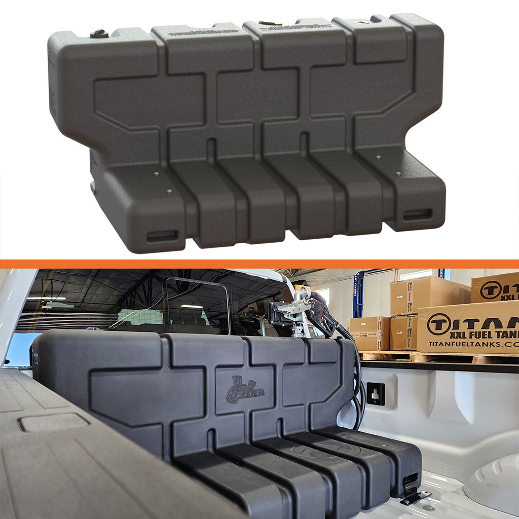 Universal 90 Gallon In-Bed Transfer Tank (5015090)-Fuel Tank-Titan Tanks-Dirty Diesel Customs