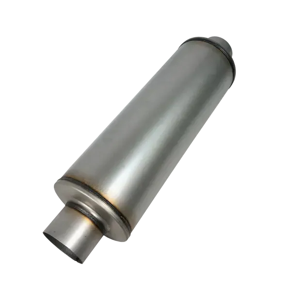 Universal Aluminized 8" Round Fiberglass Packed Muffler (FLO-6195)-Muffler-Flo-Pro-Dirty Diesel Customs