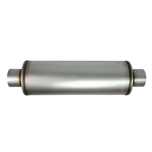 Universal Aluminized 8" Round Fiberglass Packed Muffler (FLO-6195)-Muffler-Flo-Pro-Dirty Diesel Customs